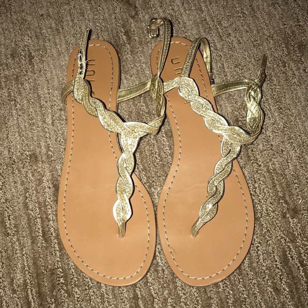 Gold Sandals